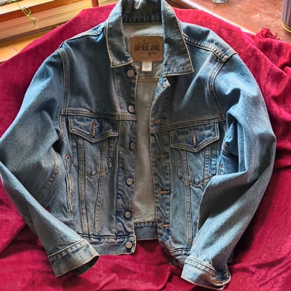 Y2K Gap Jeans Trucker Jacket faded